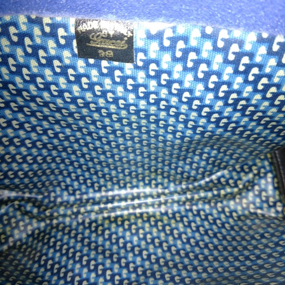Blue Suede Vintage Gucci Clutch Purse - Picture 6 of 6